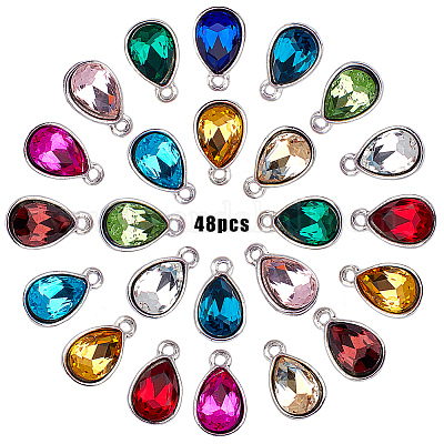 Сплав стекла амулеты&nbsp;GLAA-SC0001-09-1