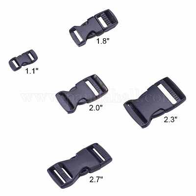 Pandahall elite pom пластиковые пряжки сбоку KY-PH0007-02-1