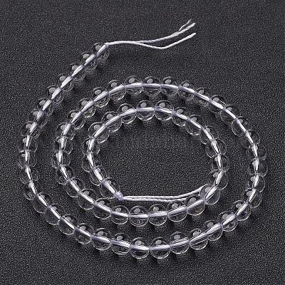 Синтетический кристалл кварца бусины нити GSR6mmA039-1-1