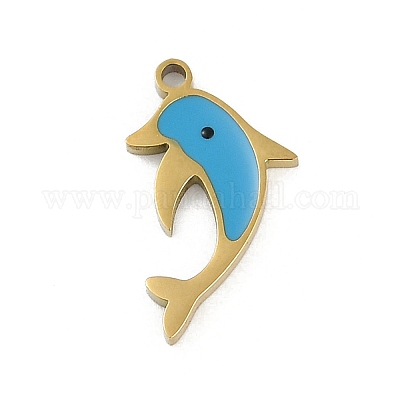 Подвески из нержавеющей стали 304 с эмалью STAS-I325-058G-1