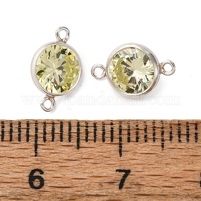 925 подвеска-соединитель из серебра с кубическим цирконием и камнями-талисманами STER-NH0001-80P-06-1