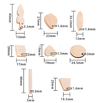 Древесины подвески WOOD-PH0008-44-1