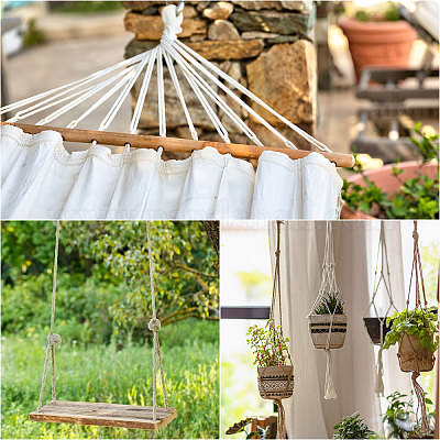 Хлопчатобумажные нитки для вязания поделок OCOR-WH0105-046-1