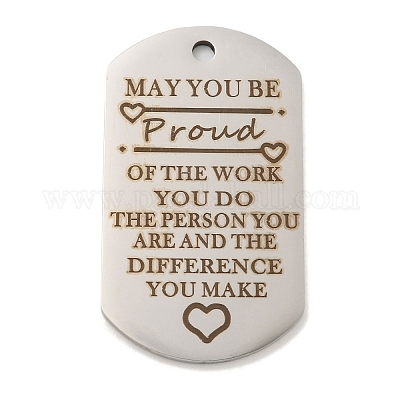 Подвески из нержавеющей стали 201 STAS-L079-06P-02-1