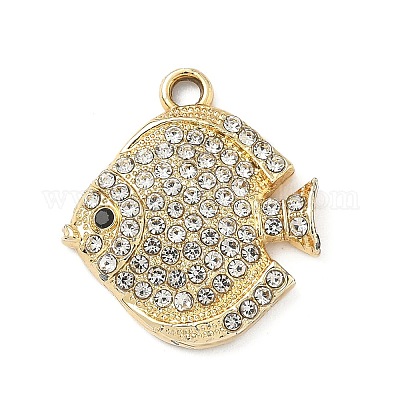 Подвески из сплава и страза PALLOY-P313-12B-G-1