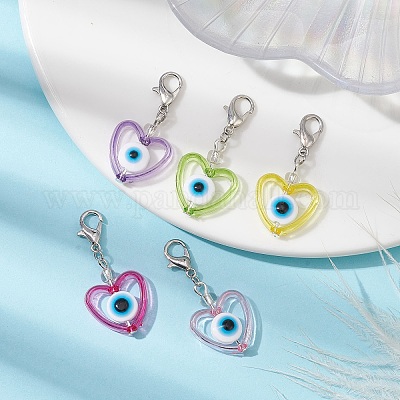 Сердце со сглазом HJEW-JM01402-1