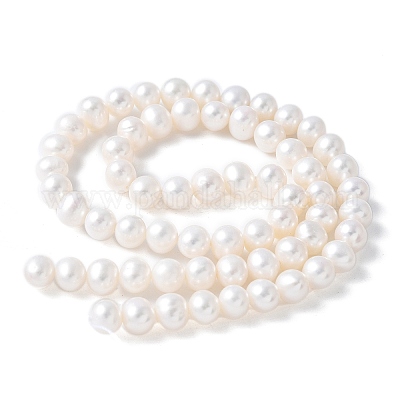 Нити из натурального культивированного пресноводного жемчуга PEAR-I007-07O-04A-1