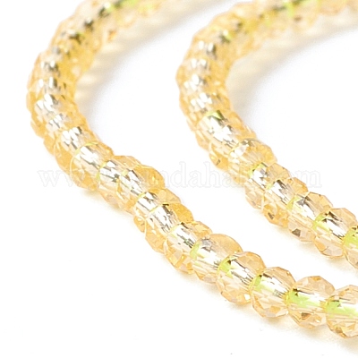 Прозрачные стеклянные бусины GLAA-C019-01A-10-1