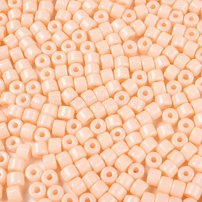 Непрозрачный стеклянный бисер с краской для выпечки X-SEED-T008-02C-1