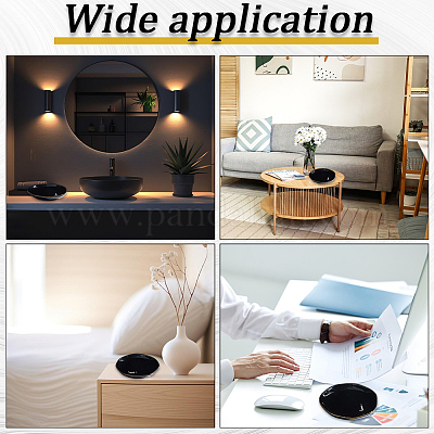 Круглая керамическая тарелка для украшений AJEW-WH20067-015A-1