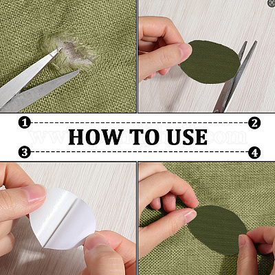 Самоклеящаяся тканевая заплатка DIY-WH20011-38C-1