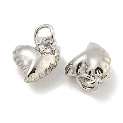 Покрытие стойки латунь микропаве прозрачные кубические циркониевые подвески KK-E114-12P-1