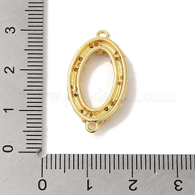 Покрытие стойки латунь микро-паве фианиты соединительные подвески KK-P267-21G-1