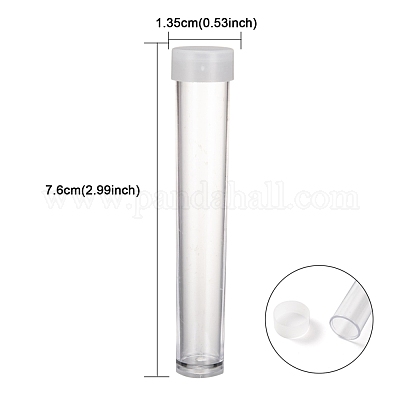 Из прозрачного пластика бисера контейнеры с крышкой X-C066Y-1