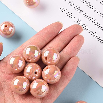 Непрозрачные акриловые бусины MACR-S370-D20mm-35-1