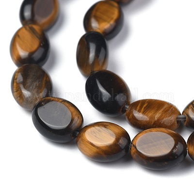 Природных тигровый глаз бисер нитей G-Z006-A14-1