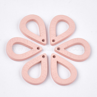 Расписные подвески из тополя WOOD-T021-08H-1