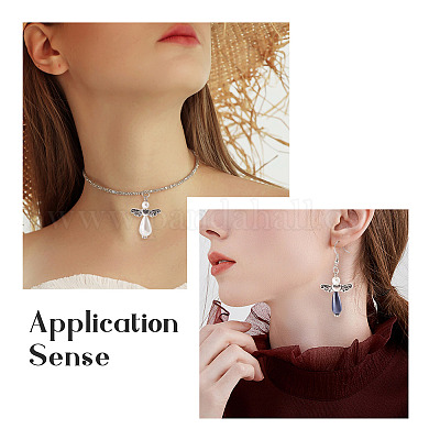 80 шт. 2 подвески из акрила с имитацией жемчуга OACR-CD0001-07-1