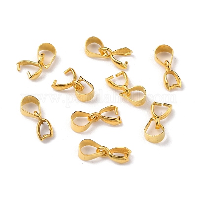 Латунные хомуты для изготовления кулонов KK-WH0047-94A-G-1