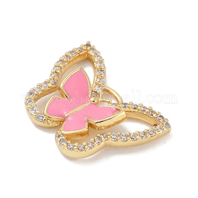 Покрытие стойки латунь микропаве прозрачные подвески из кубического циркония KK-A224-13G-03-1