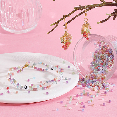 80 г 8 цвета 6/0 бисера&nbsp;GLAA-PH0003-68C-1