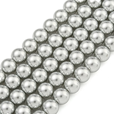 Стеклянные жемчужные бусины HY-G002-01D-04-1