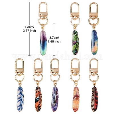 8 шт. 8 стиля подвески из сплава с эмалью украшения KEYC-YW00183-1