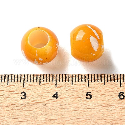 Европейские бусины из АБС-пластика&nbsp;KY-G033-01B-02-1