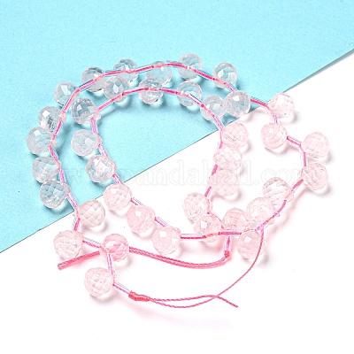 Природного розового кварца нитей бисера G-H297-B08-02-1