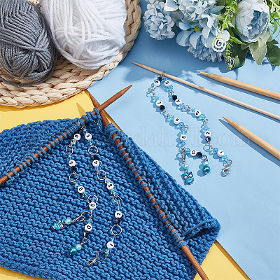 Цепочки для вязания рядов из стеклянных и акриловых бисера HJEW-AB00547-1