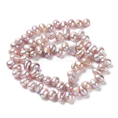 Нити из натурального культивированного пресноводного жемчуга PEAR-J007-81-1