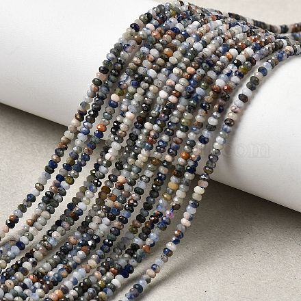 Природный содалит бисер нитей G-RM241221-T3-1