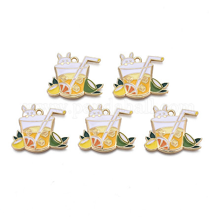 Подвески из эмали и сплава ENAM-N055-098-1