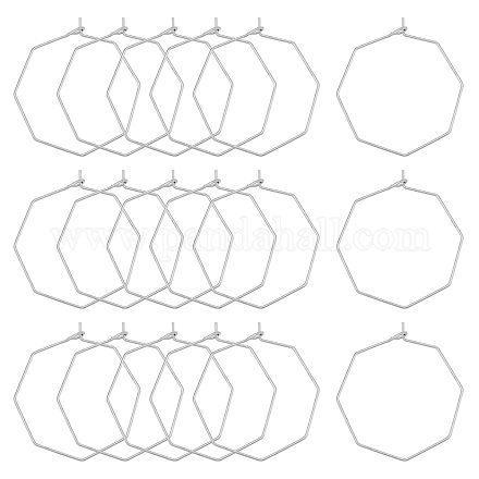 100 шт. фурнитура для сережек-колец из нержавеющей стали 316 STAS-DC0003-92-1