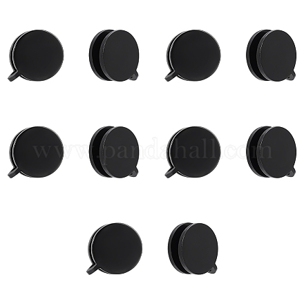 10 шт. серьги-клипсы из нержавеющей стали EJEW-UN0002-89EB-1