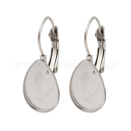 Фурнитура для сережек-гвоздиков из нержавеющей стали 316 STAS-Q353-03B-P-1