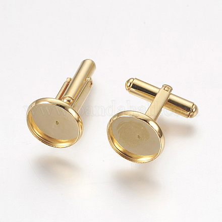 Запонки из нержавеющей стали 304 STAS-G187-23G-12mm-1