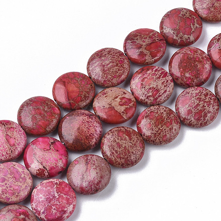 Натуральные имперские нитки из яшмы G-S355-87D-05-1