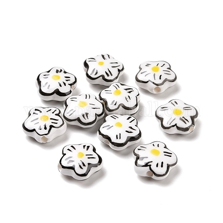 Фарфоровые бусины ручной работы&nbsp;PORC-D022-01C-1