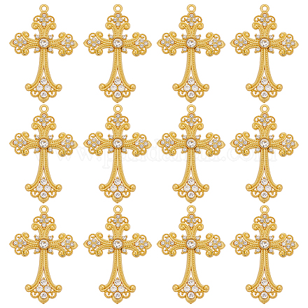 12 шт. большие готические подвески из сплава ALRI-ME0001-01-1