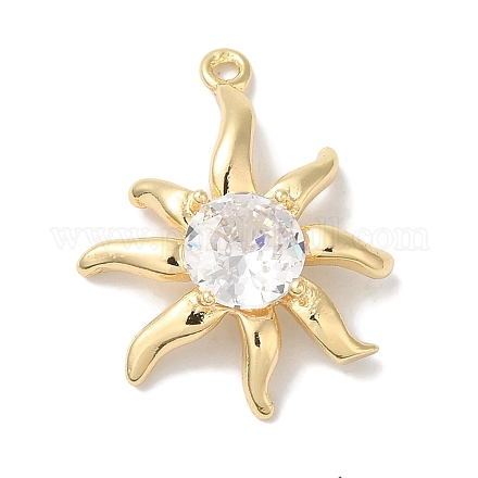 Микро из латуни со стеклянными подвесками KK-U013-05P-1