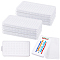 100-Hole Rectangle Plastic Loose Gems Storage Boxes, Loose Diamond Case, White, 7x12.8cm