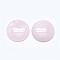 Natural Rose Quartz Cabochons, Flat Round, 30x8mm