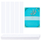 Translucent Tracing Paper Invitation Display Cards Belly Bands, Envelope Wraps, Rectangle, WhiteSmoke, 310x40x0.1mm