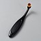 Plastic Bendable Toothbrush Make Up Brush, Craft Ink Blending Brushes, with Nylon Fur, Beauty Tool, Black, 11.75x1.95x2.5cm