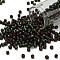 TOHO 6/0 Round Beads, Japanese Seed Beads, (2204) Silver Lined Frost Olivine Pink Lined, 4mm, Hole: 1.5mm, about 840pcs/50g