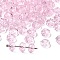 K9 Glass, Imitation Austrian Crystal Beads, Grade AAA, Faceted, Rondelle, Pink, 6x4mm, Hole: 0.7~0.9mm