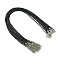 36Pcs Black Waxed Cord Necklace Making, with Iron Findings, for DIY Jewelry Crafting, Platinum, 16.93 inch(43cm), 1.5mm