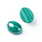 Natural Malachite Cabochons, Oval, 8x6x3~3.5mm