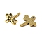 Tibetan Style Dragonfly Alloy Pendants, Cadmium Free & Nickel Free & Lead Free, Antique Golden, 18x15x2mm, Hole: 2mm, about 1408pcs/1000g